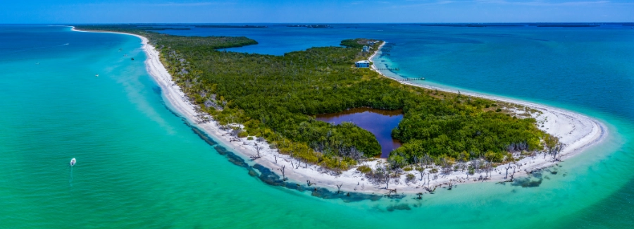 Cayo Costa State Park island off Southwest Florida