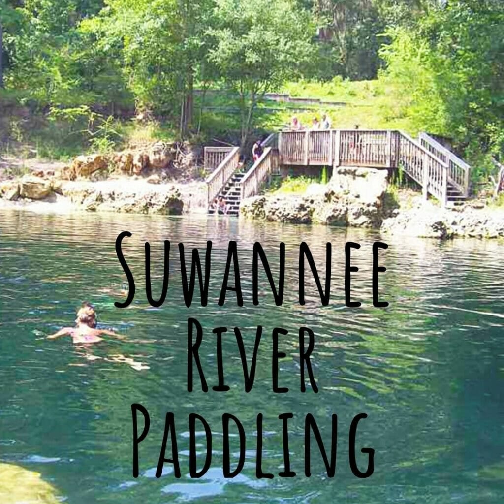 Suwannee River Paddling, Springs for Florida Favorites Blog button
