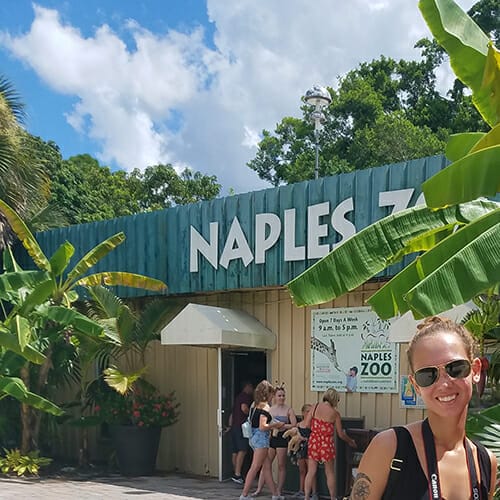 Naples Zoo entrance