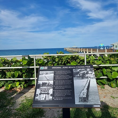 Juno Beach Fishing Pier and history