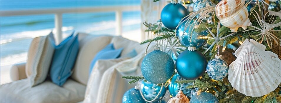 coastal Christmas tree decorations