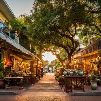 antique shops in Miami, Florida