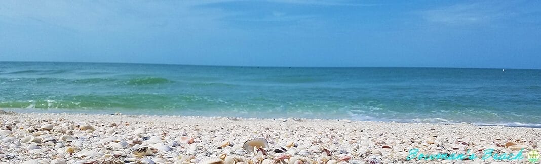 Bowmans Beach in late afternoon on Sanibel Island