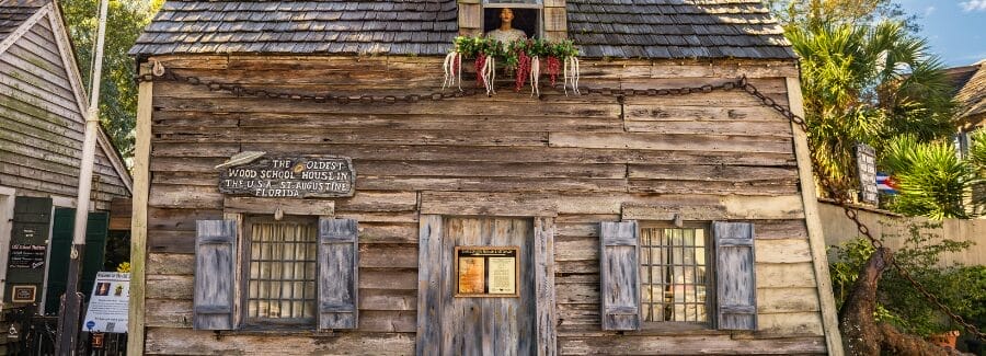 Oldest Wooden Schoolhouse in St. Augustine Florida