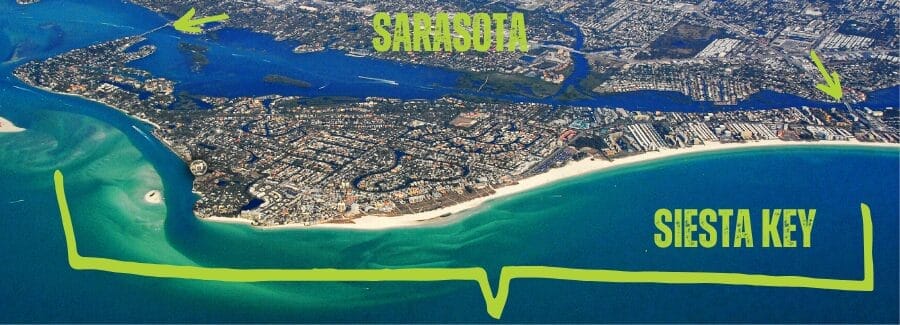 Siesta Key Florida is an island off Sarasota