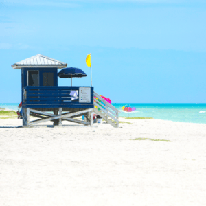 Siesta key Beach lifeguard stand